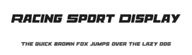 Racing Sport Display by Multype Studio — Sans Serif Font — thumbnail 1