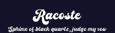 Racoste by HansCo — Script Handwritten Font — thumbnail 2