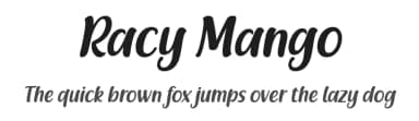 Racy Mango by 7NTypes — Script Handwritten Font — thumbnail 1