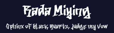 Rada Miying by selawetype — Script Handwritten Font — thumbnail 2