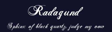 Radagund by enStep — Script Handwritten Font — thumbnail 2