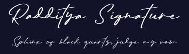 Radditya Signature by Figuree Studio — Script Handwritten Font — thumbnail 2