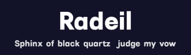 Radeil by Craft Supply Co. — Sans Serif Font — thumbnail 2