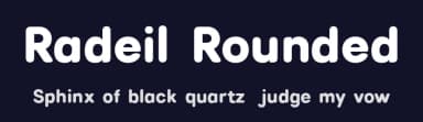 Radeil Rounded by Craft Supply Co. — Sans Serif Font — thumbnail 2