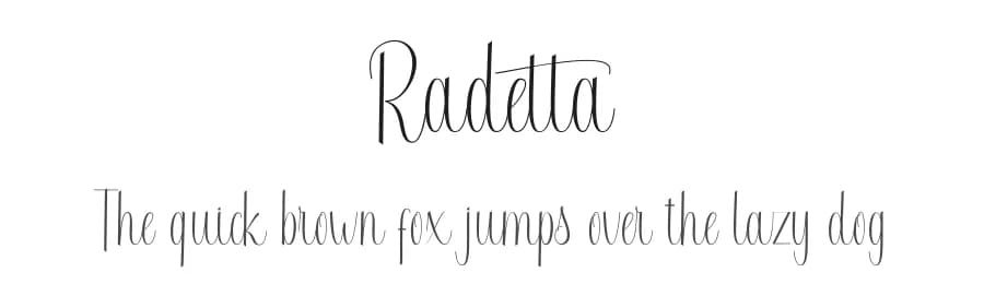 Radetta by Pollem Studio — Script Handwritten Font