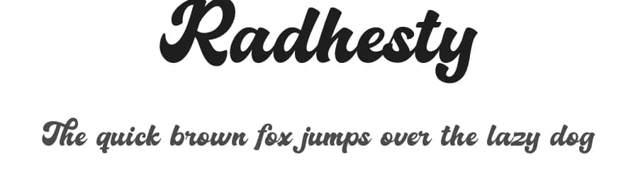 Radhesty by Sronstudio — Script Handwritten Font — preview 1