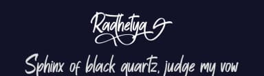 Radhetya by Skiiller Studio — Script Handwritten Font — thumbnail 2