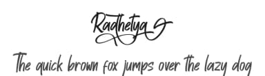 Radhetya by Skiiller Studio — Script Handwritten Font — thumbnail 1