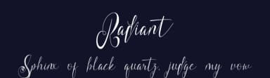 Radiant by GFR Creative — Script Handwritten Font — thumbnail 2