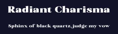 Radiant Charisma by Prioritype Co — Serif Font — thumbnail 2