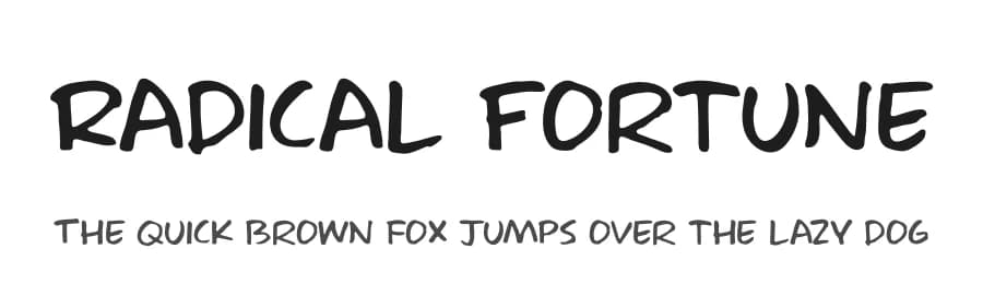 Radical Fortune by Hanoded — Script Handwritten Font