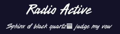 Radio Active by BLKBK Fonts — Script Handwritten Font — thumbnail 2