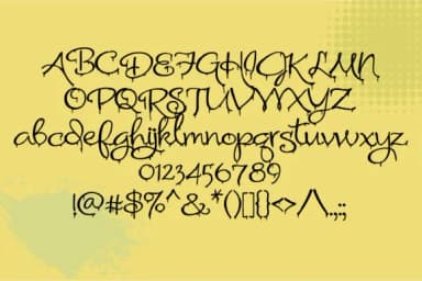 Radioactive Decay Font by Illustration Ink — Script Handwritten Font — thumbnail 2