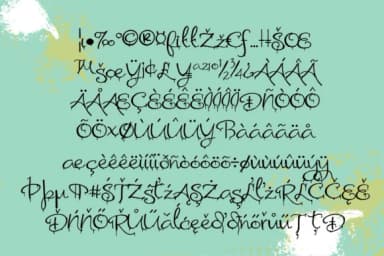 Radioactive Decay Font by Illustration Ink — Script Handwritten Font — thumbnail 3