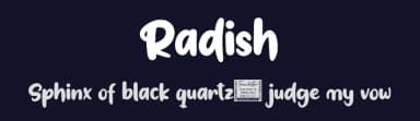 Radish by twinletter — Script Handwritten Font — thumbnail 2