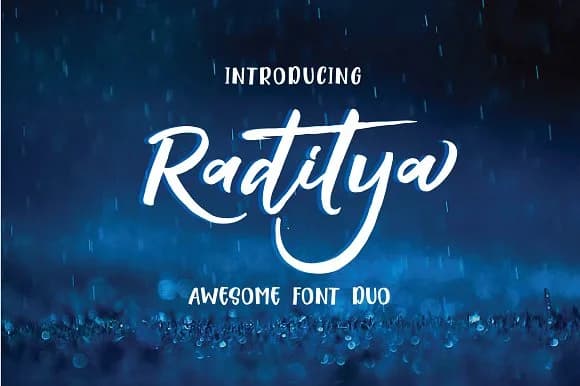 Raditya Font by Olexstudio — Script Handwritten Font