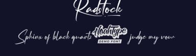 Radstock by Noah Type — Script Handwritten Font — thumbnail 2