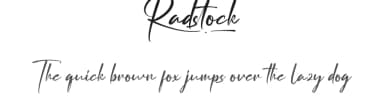 Radstock by Noah Type — Script Handwritten Font — thumbnail 1