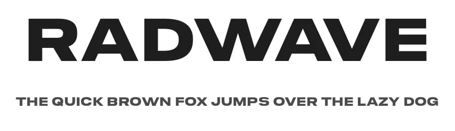 Radwave by Indieground Design — Sans Serif Font