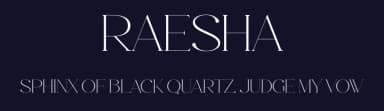 Raesha by Aqeel_Art — Serif Font — thumbnail 2
