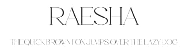 Raesha by Aqeel_Art — Serif Font — thumbnail 1