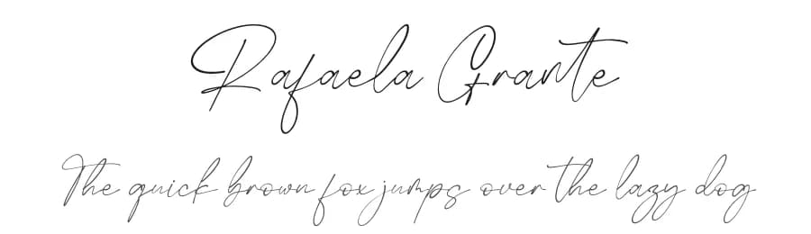 Rafaela Grante by Perspectype Studio - Letterena.com — Script Handwritten Font