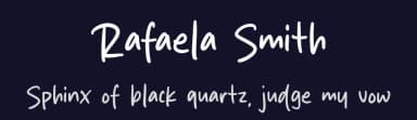 Rafaela Smith by Origin Type — Script Handwritten Font — thumbnail 2