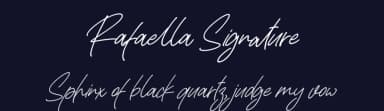 Rafaella Signature by Letterena Studios — Script Handwritten Font — thumbnail 2