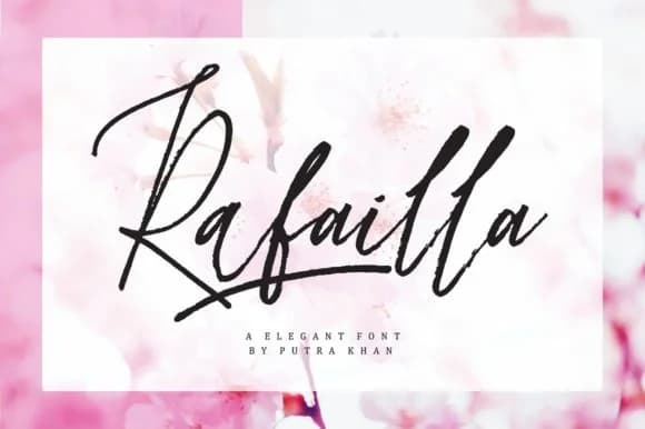 Rafailla Script Font by Mindtype Co. — Script Handwritten Font