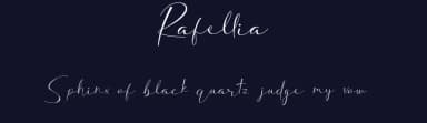 Rafellia by Tiny Hand Letter — Script Handwritten Font — thumbnail 2