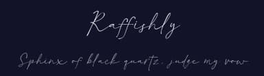 Raffishly by Niskala Huruf — Script Handwritten Font — thumbnail 2