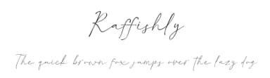 Raffishly by Niskala Huruf — Script Handwritten Font — thumbnail 1