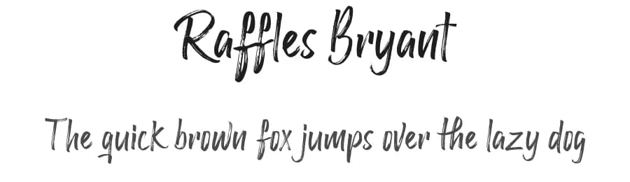 Raffles Bryant by StringLabs Creative Studio — Script Handwritten Font