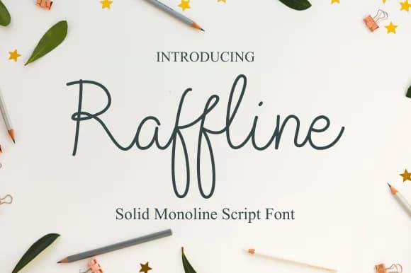 Raffline Script Font by Sibelumpagi Studio — Script Handwritten Font