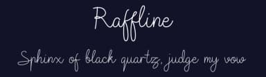 Raffline by Sibelumpagi — Script Handwritten Font — thumbnail 2