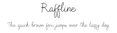 Raffline by Sibelumpagi — Script Handwritten Font — thumbnail 1