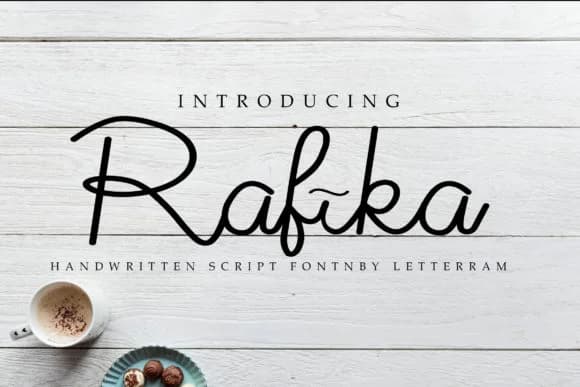 Rafika Font by miwbiedesign — Script Handwritten Font