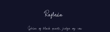 Raflesia by Zefix — Script Handwritten Font — thumbnail 2
