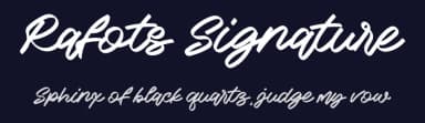 Rafots Signature by Figuree Studio — Script Handwritten Font — thumbnail 2