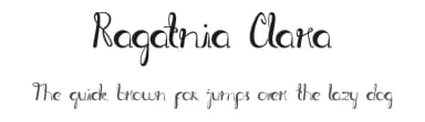 Ragatnia Clara by weknow — Script Handwritten Font — thumbnail 1