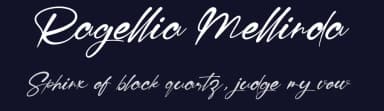 Ragellia Mellinda by Scratchones — Script Handwritten Font — thumbnail 2