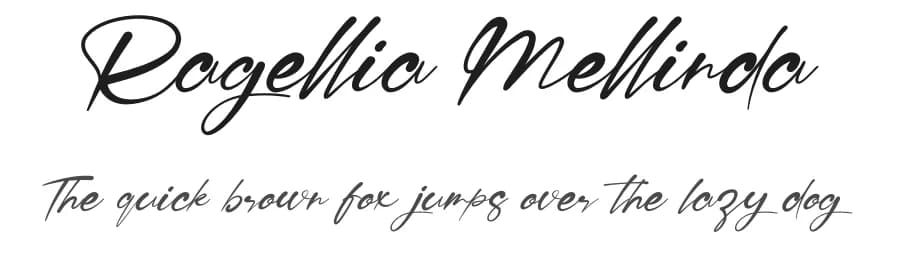 Ragellia Mellinda by Scratchones — Script Handwritten Font