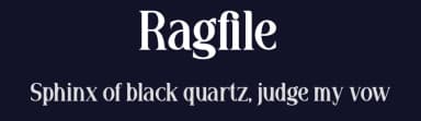 Ragfile by Gilang Ternadho — Serif Font — thumbnail 2