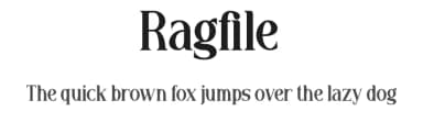 Ragfile by Gilang Ternadho — Serif Font — thumbnail 1