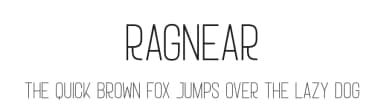 Ragnear by Shanaya Studio — Sans Serif Font — thumbnail 1