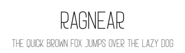 Ragnear by Shanaya Studio — Sans Serif Font