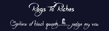 Rags To Riches by JSH creates — Script Handwritten Font — thumbnail 2