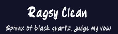 Ragsy Clean by D&K Project — Script Handwritten Font — thumbnail 2