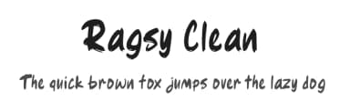 Ragsy Clean by D&K Project — Script Handwritten Font — thumbnail 1