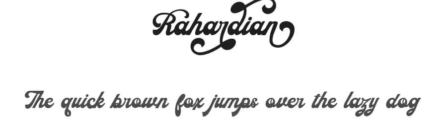 Rahardian by PutraCetol Studio — Script Handwritten Font